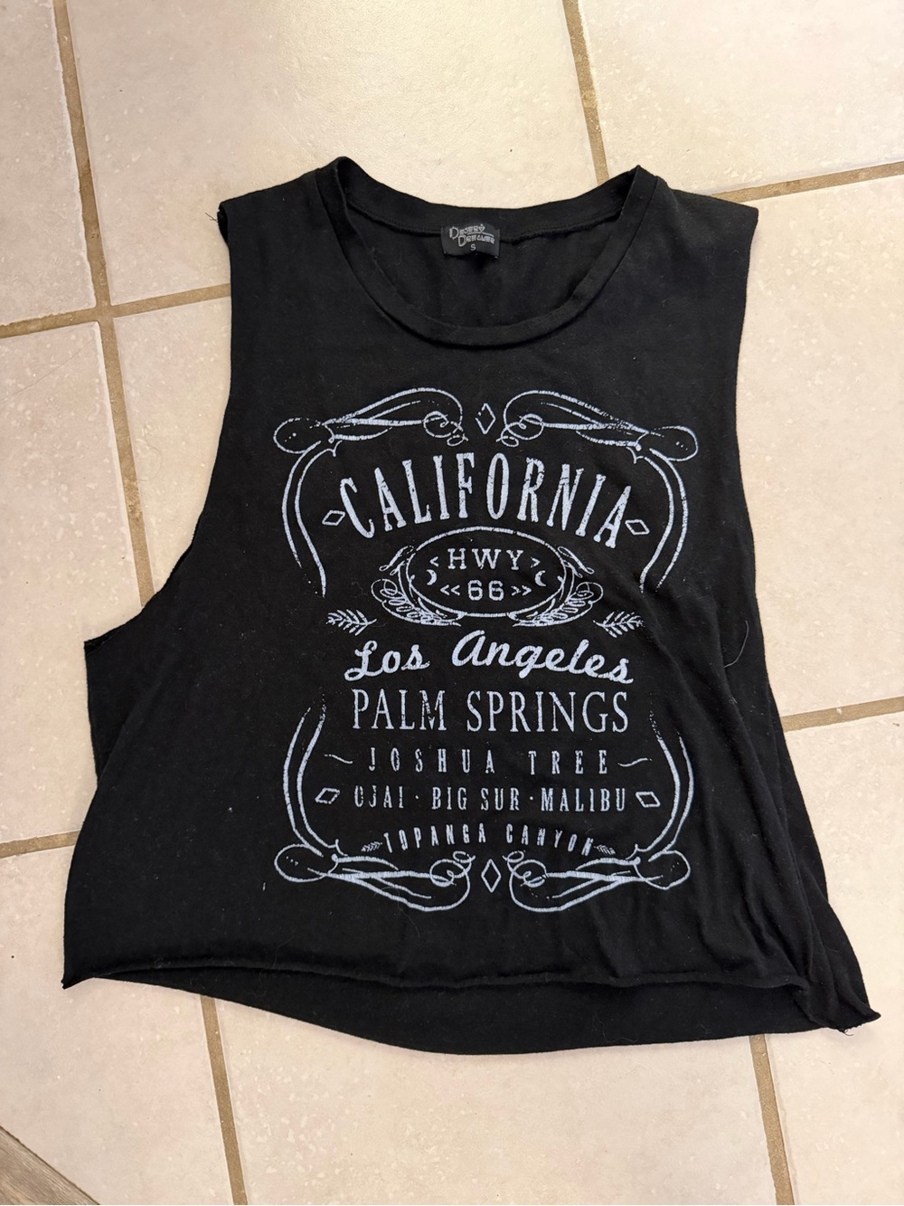 California Graphic Muscle Tank - Black (Unbranded)